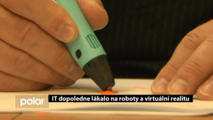 IT dopoledne lákalo na roboty a virtuální realitu