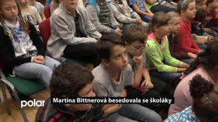 Martina Bittnerová besedovala se školáky