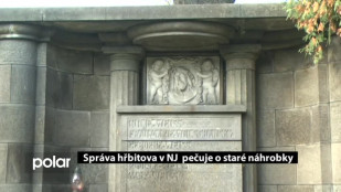 Správa hřbitova v NJ  pečuje o staré náhrobky