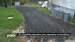 ZŠ a hasičská zbrojnice v Lískovci jsou napojeny na kanalizaci