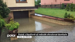 Potok v Havířově už nebude ohrožovat domkaře