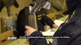 Začaly myslivecké hony, policisté jsou ve střehu