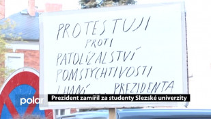 ​Prezident zamířil za studenty Slezské univerzity