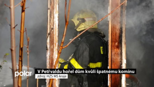 V Petřvaldu hořel dům kvůli špatnému komínu