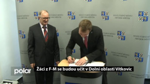 Žáci z F-M se budou učit v Dolní oblasti Vítkovic