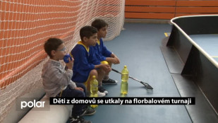 Děti z domovů se utkaly na florbalovém turnaji