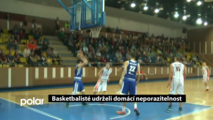 Basketbalisté udrželi domácí neporazitelnost 