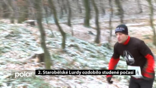 2. Starobělské Lurdy ozdobilo studené počasí