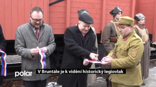 V Bruntále je k vidění historický legiovlak