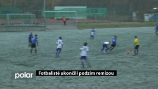 Fotbalisté ukončili podzim remízou