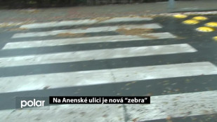 Na Anenské ulici je nová “zebra”