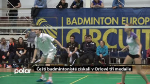 Čeští badmintonisté získali v Orlové tři medaile