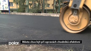 Město F-M chce být při opravách chodníků efektivní