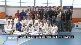 Lukáš Krpálek podpořil mladé judisty v Havířově