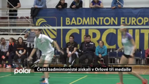 Čeští badmintonisté získali v Orlové tři medaile