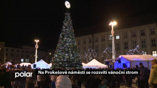 Na Prokešově náměstí v Ostravě se rozsvítí vánoční strom