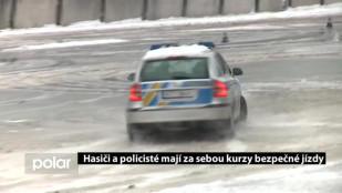 Hasiči a policisté mají za sebou kurzy bezpečné jízdy