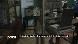 Historický knihtisk v bruntálské školní expozici