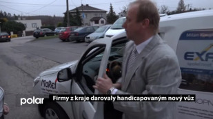 Firmy z kraje darovaly handicapovaným nový vůz