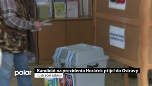 Kandidát na prezidenta Horáček přijel do Ostravy