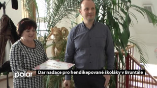 Dar nadace pro hendikepované školáky v Bruntále