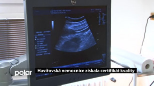 Havířovská nemocnice získala certifikát kvality