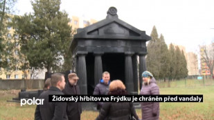 Židovský hřbitov ve Frýdku je chráněn před vandaly