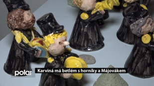 Karviná má betlém s horníky a Májovákem