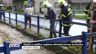 Hasiči z celého regionu dostali novou techniku