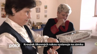 Seniorský kroužek šikovných rukou vystavuje na zámku Fryštát