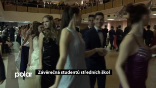 Závěrečná taneční studentů karvinských středních škol