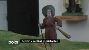 Betlém v kapli už je přichystán