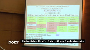 Zastupitelé v Havířově zvolili nové vedení radnice