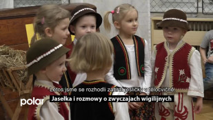 Jasełka i rozmowy o zwyczajach wigilijnych