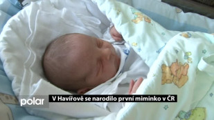 V Havířově se narodilo první miminko v ČR