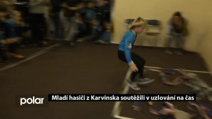 Mladí hasiči z Karvinska soutěžili v uzlování na čas