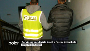 Karvinský recidivista kradl v Polsku jízdní kola