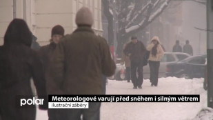 Meteorologové varují před sněhem i silným větrem