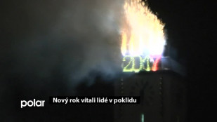 Nový rok vítali lidé v poklidu