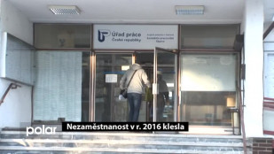 ​Nezaměstnanost na Opavsku v r. 2016 klesala