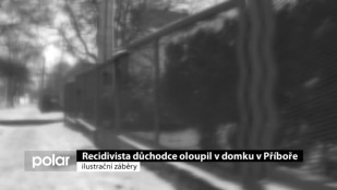 Recidivista důchodce oloupil v domku v Příboře