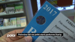 Polovina lidí má ještě staré parkovací karty