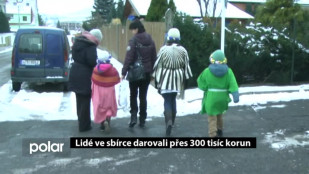 Lidé ve sbírce darovali přes 300 tisíc korun