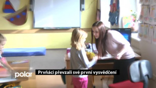 Novojičínští prvňáci převzali své první vysvědčení