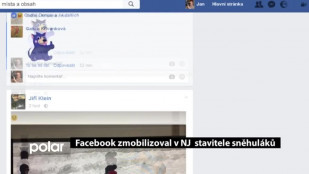 Facebook zmobilizoval v NJ  stavitele sněhuláků