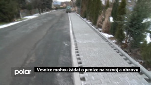 Vesnice mohou žádat o peníze na rozvoj o obnovu