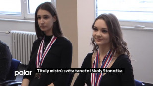 Tituly mistrů světa taneční školy Stonožka