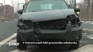 V Ostravě srazil řidič pracovníka odtahovky