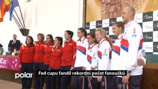 Rekordní množství diváků pomohlo při Fed Cupu