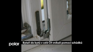 Bytaři do bytů v celé ČR vnikali pomocí schůdků